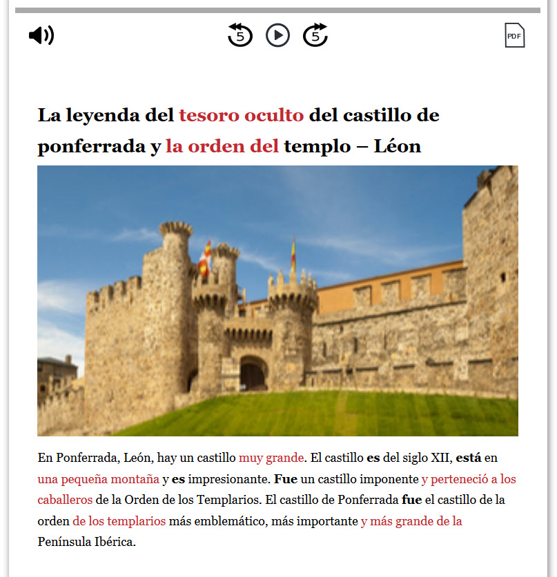 Story News in Slow Spanish